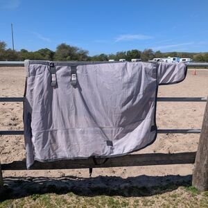 Schneider Light Gray Horse Cooler/Rug